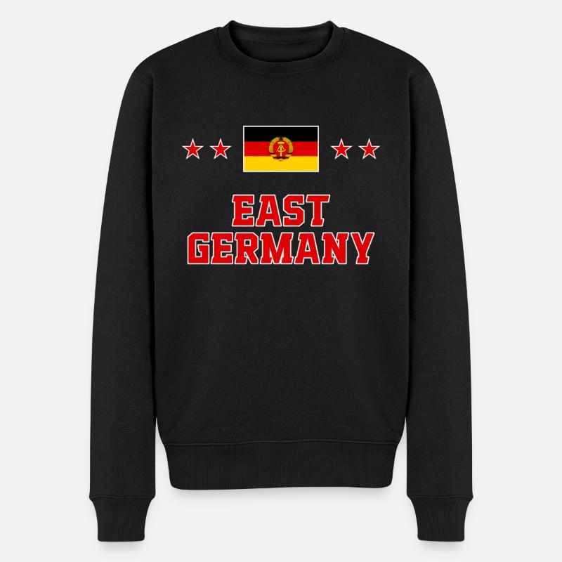 Allemagne de l'Est - Pull Premium bio Homme - noir