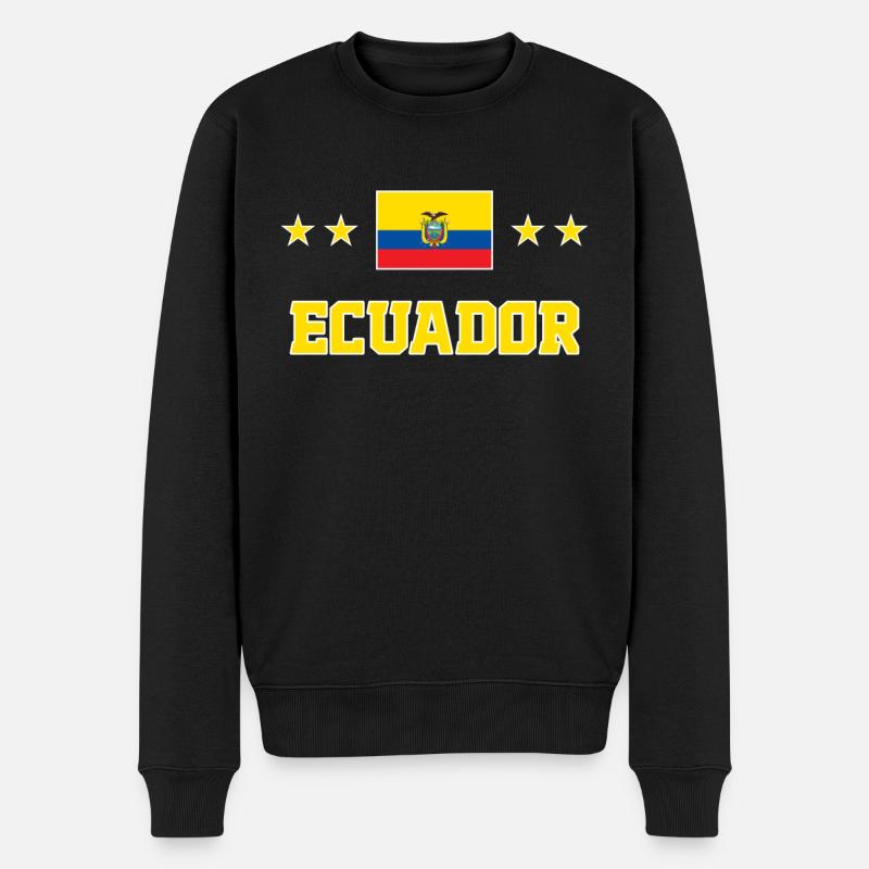 Équateur - Pull Premium bio Homme - noir