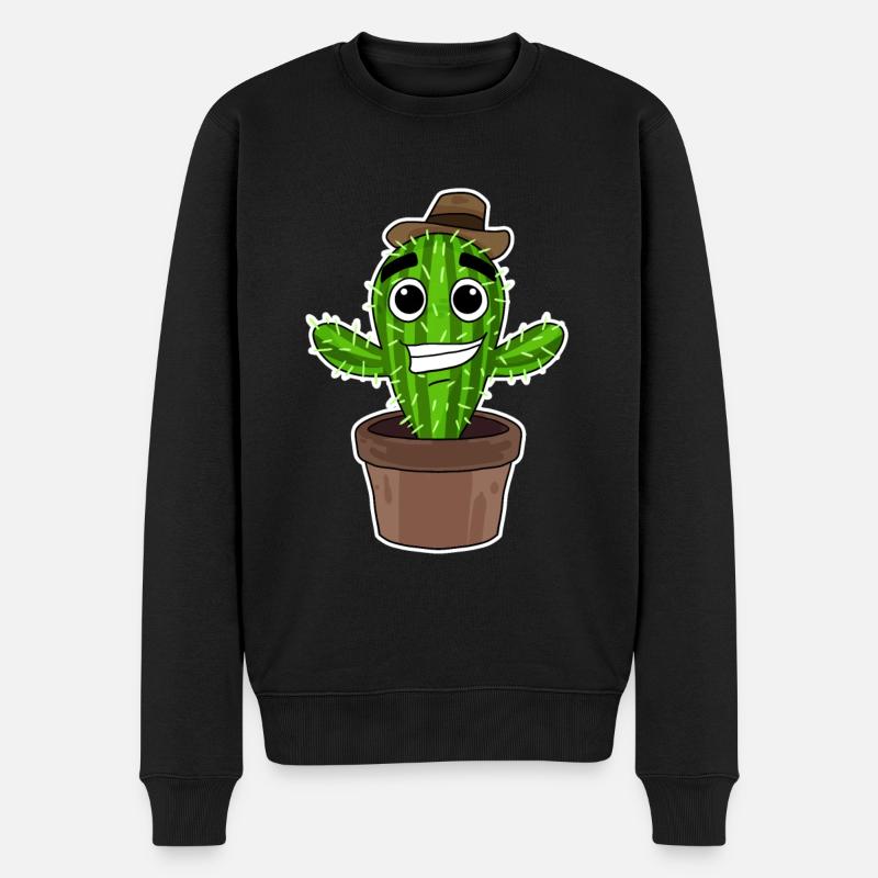 Cactus Cowboy - Pull Premium bio Homme - noir