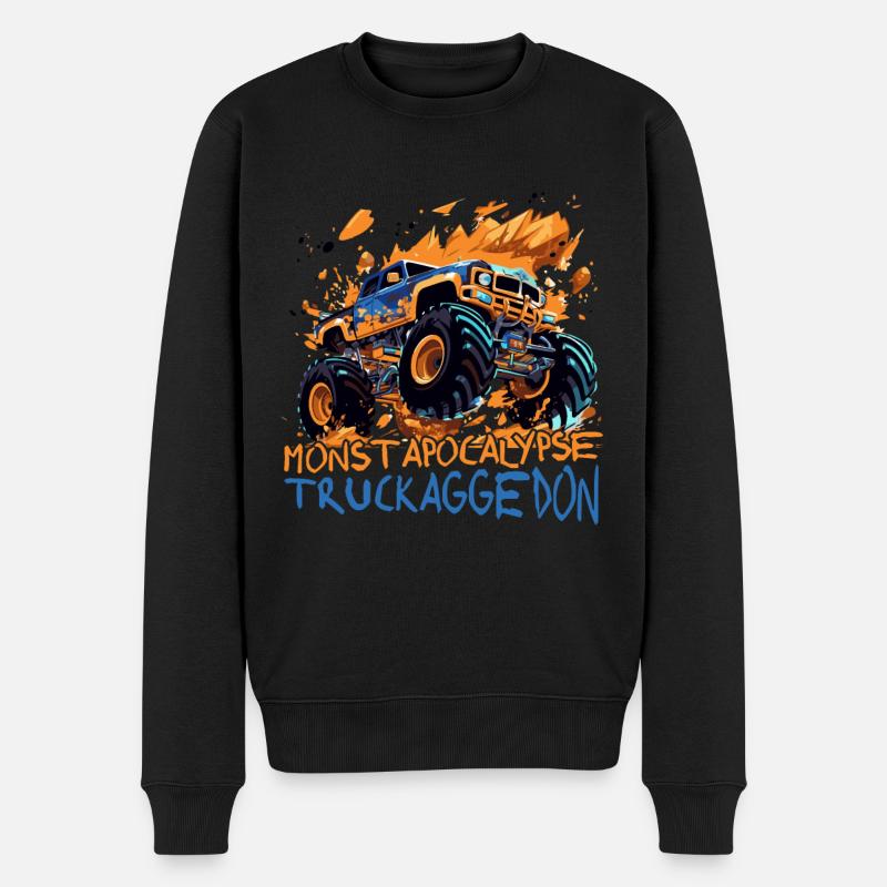 Monster Truck Armageddon de l’Apocalypse - Pull Premium bio Homme - noir