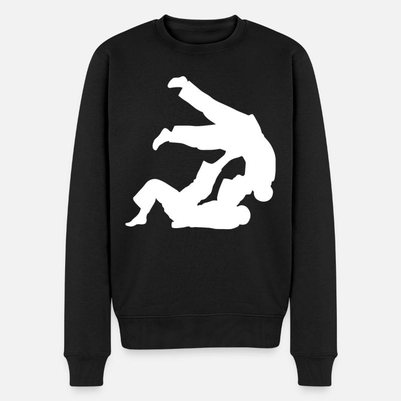 Jiu-Jitsu Brésilien BJJ - Pull Premium bio Homme - noir