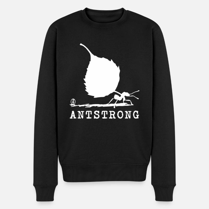 Aussi fort qu’une fourmi - Pull Premium bio Homme - noir