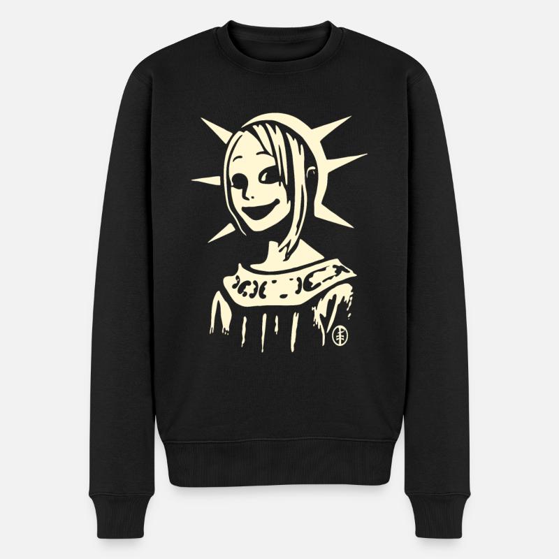 Anime Manga Lady Liberty Cosplay - Männer Premium Bio Pullover - Schwarz