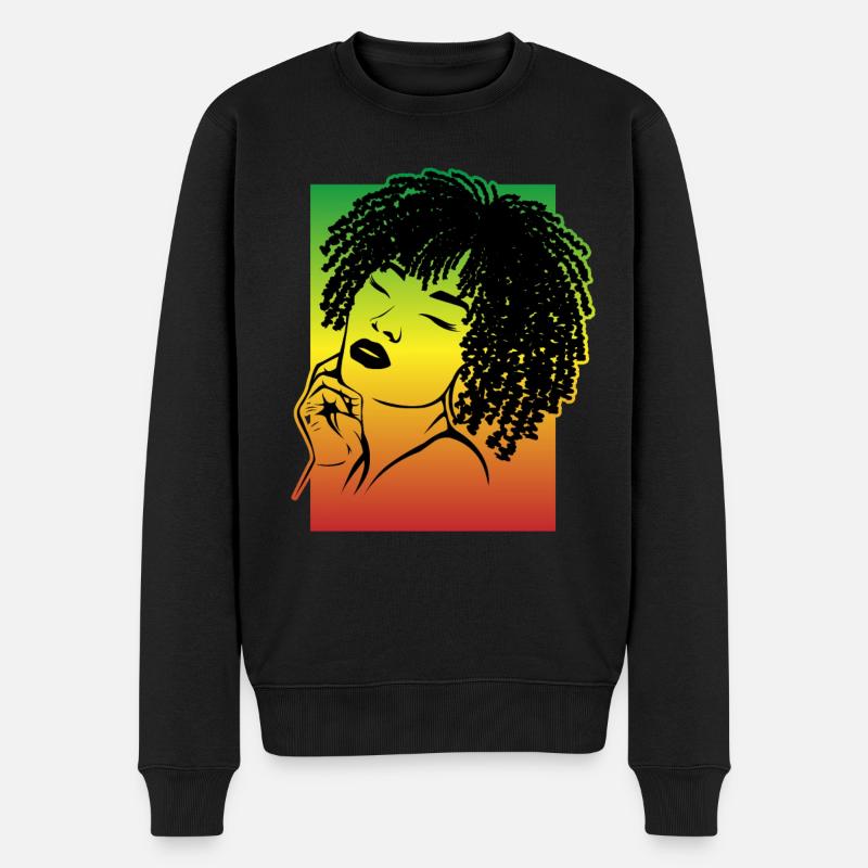 Starkes Statement Unverblümt Cool - Männer Premium Bio Pullover - Schwarz