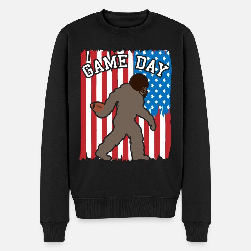Attrape-drapeau Bigfoot Patriot USA - Pull Premium bio Homme - noir