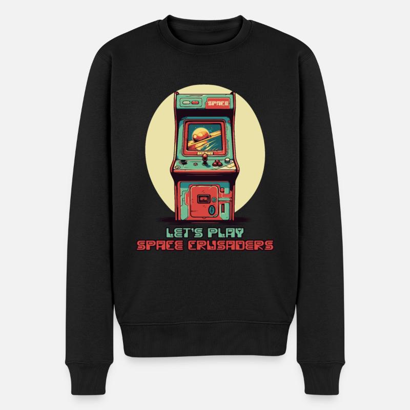 Jouons, Crusaders in Space - Pull Premium bio Homme - noir