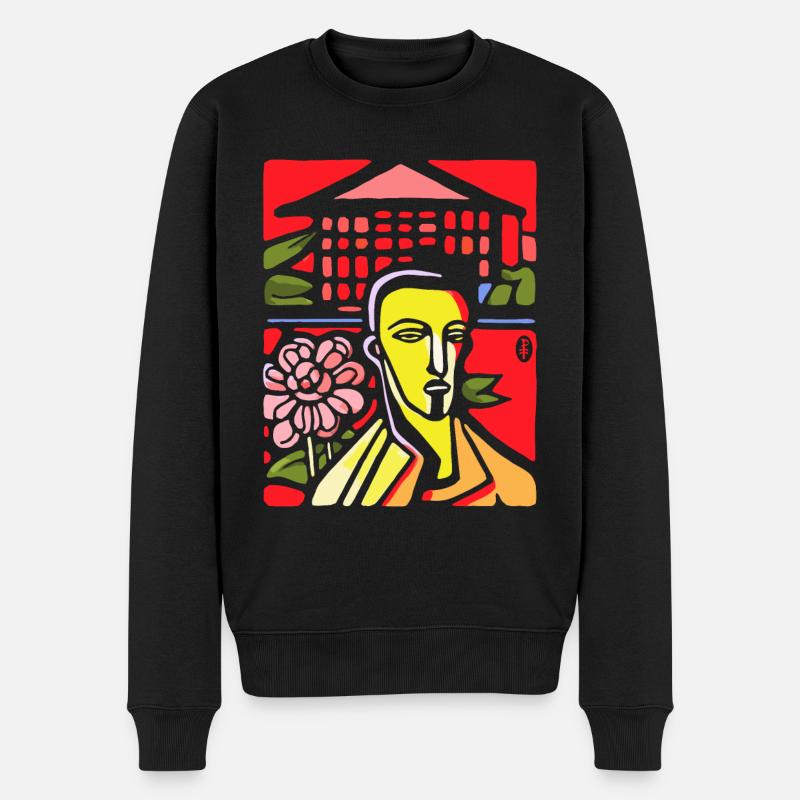 Mec d’art abstrait insatisfait - Pull Premium bio Homme - noir