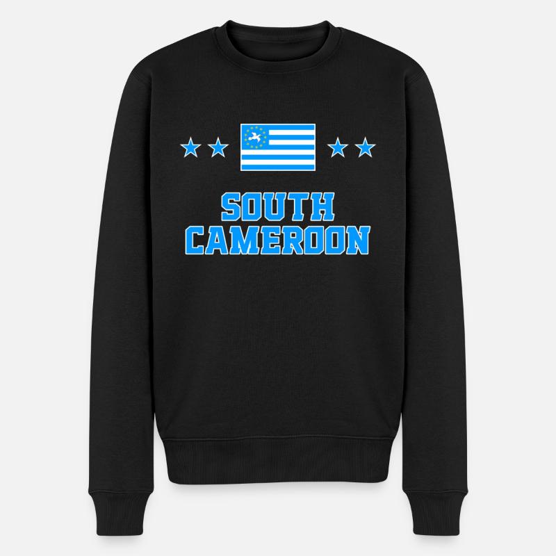 Sud Cameroun - Pull Premium bio Homme - noir