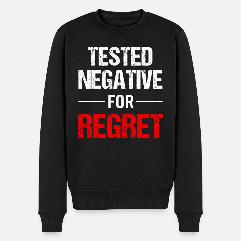 Regret - Doctrine de la Vie - Pull Premium bio Homme - noir