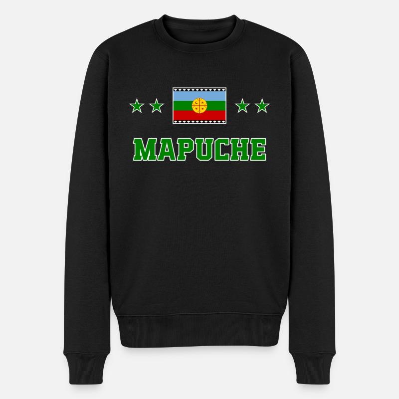 Mapuche - Pull Premium bio Homme - noir
