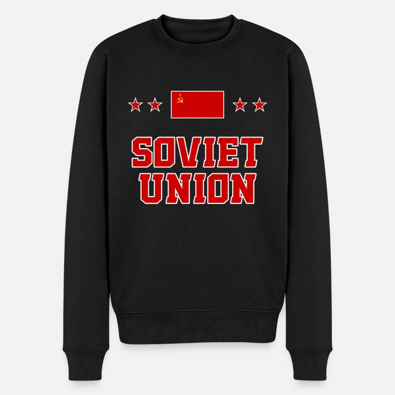 Union soviétique - Pull Premium bio Homme - noir