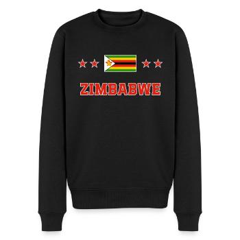 Zimbabwe - Pull Premium bio Homme - noir - Devant - Nico (187cm)