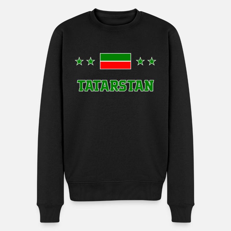 Tatarstan - Pull Premium bio Homme - noir