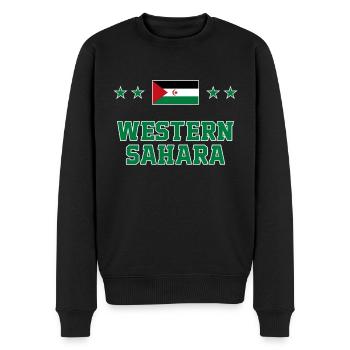 Sahara occidental - Pull Premium bio Homme - noir - Devant - Nico (187cm)