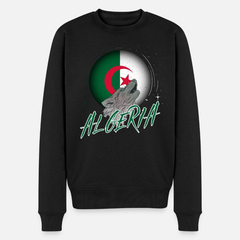 Algérie - Pull Premium bio Homme - noir