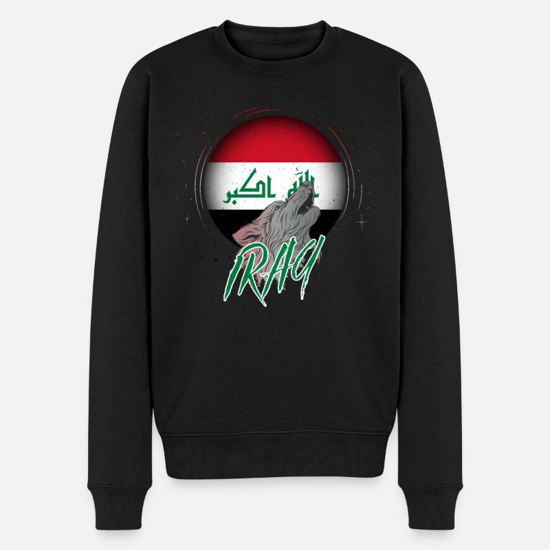 Irak - Pull Premium bio Homme - noir