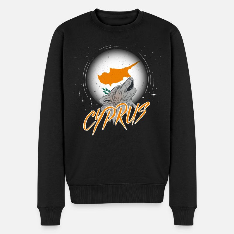 Chypre - Pull Premium bio Homme - noir
