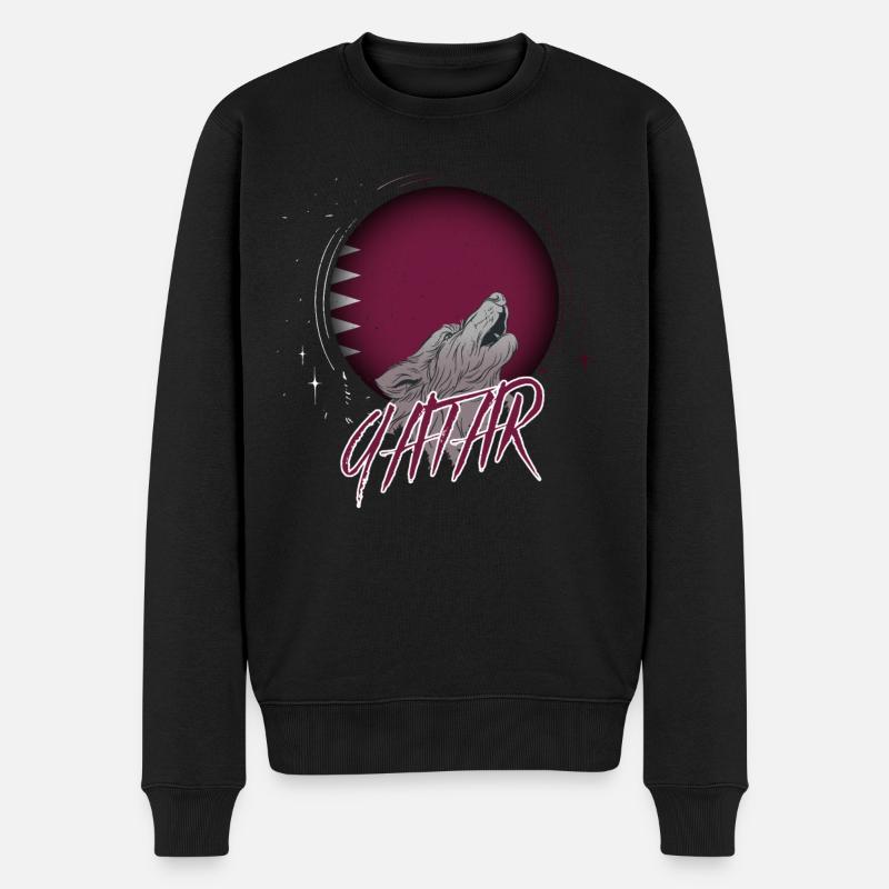 Qatar - Pull Premium bio Homme - noir