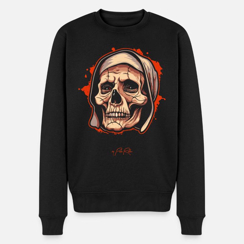 Älter und weiser - Männer Premium Bio Pullover - Schwarz