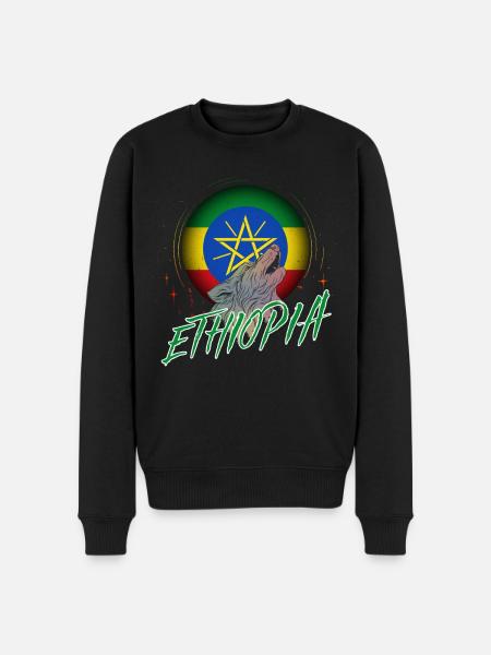 Ethiopia - Men's Premium Organic Jumper - black