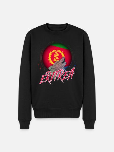 Eritrea - Men's Premium Organic Jumper - black