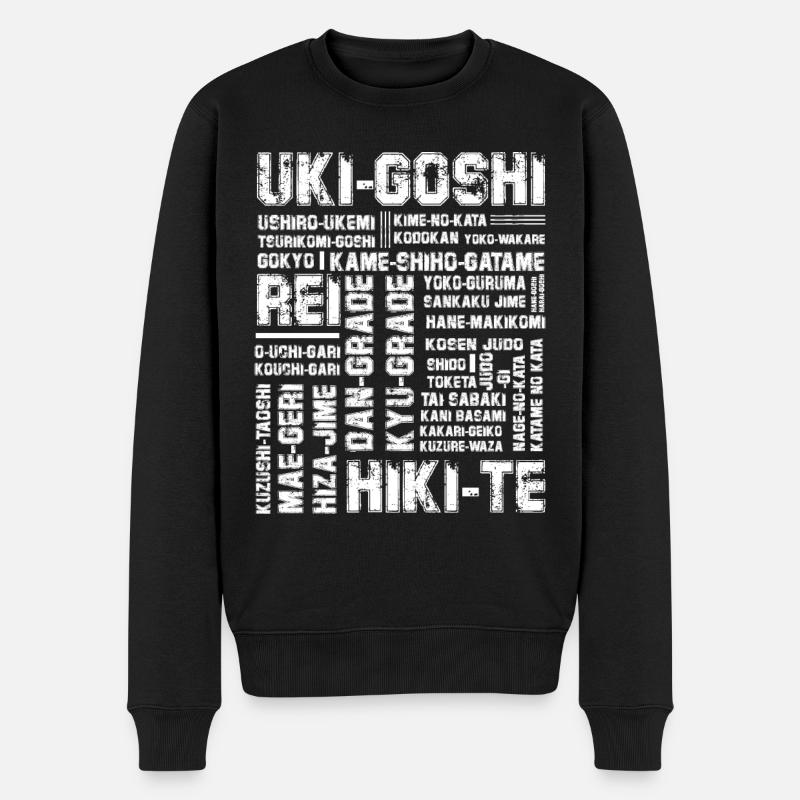 Judo - Pull Premium bio Homme - noir