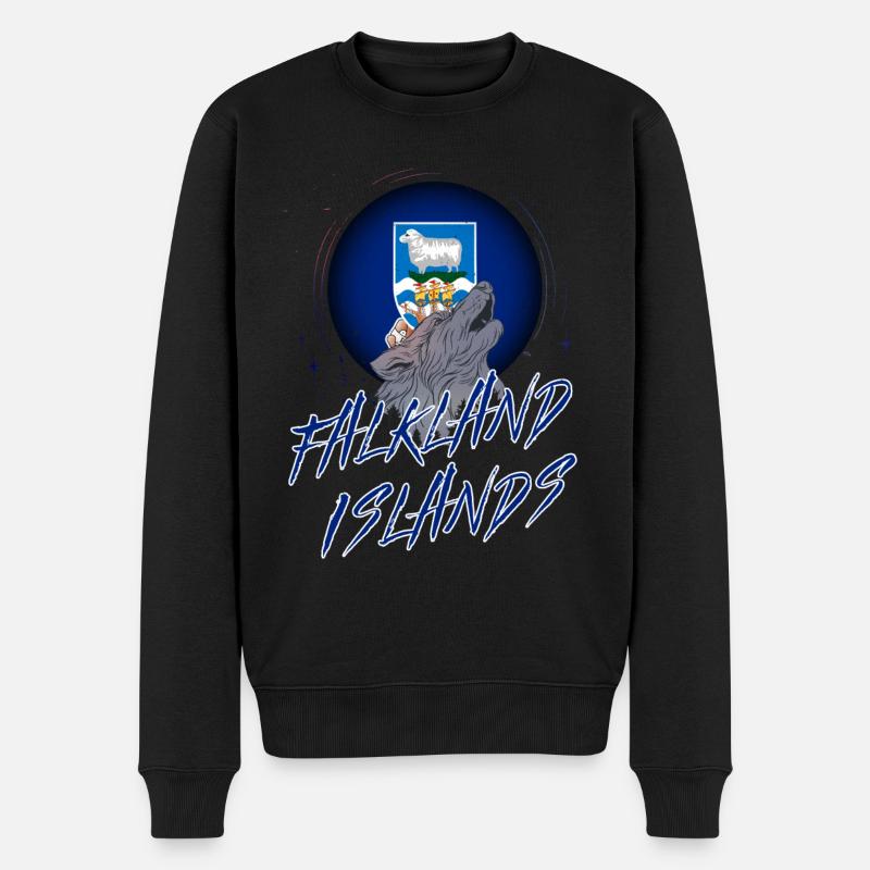 Falkland (Îles) - Pull Premium bio Homme - noir