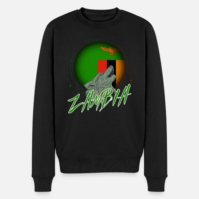 Zambie - Pull Premium bio Homme - noir