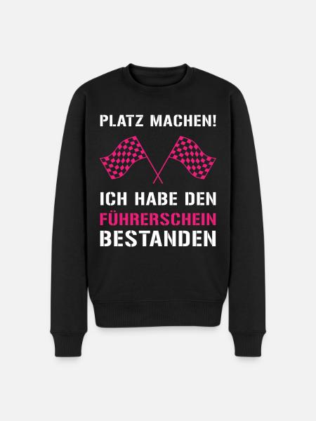 Führerschein Weg frei! - Männer Premium Bio Pullover - Schwarz