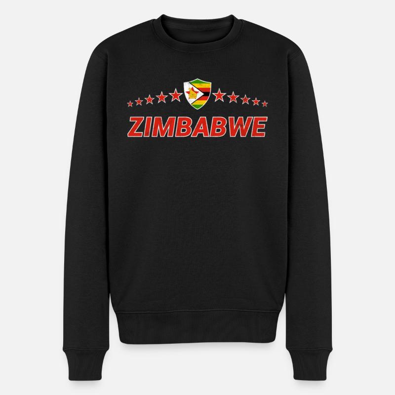 Zimbabwe - Pull Premium bio Homme - noir
