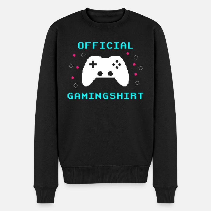 Gamer’s Paradise : Jeu sans limites - Pull Premium bio Homme - noir
