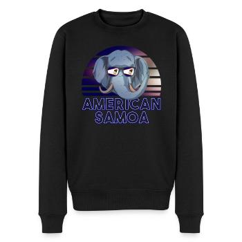 Amerikanisch-Samoa - Männer Premium Bio Pullover - Schwarz - Vorne - Nico (187cm)