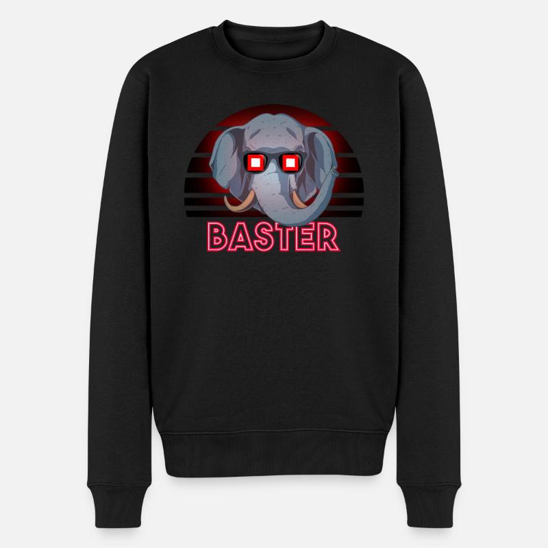 Baster - Männer Premium Bio Pullover - Schwarz