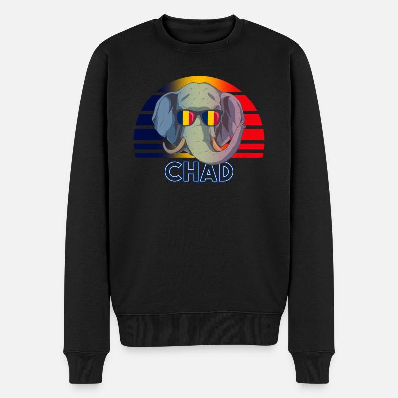 Tchad - Pull Premium bio Homme - noir