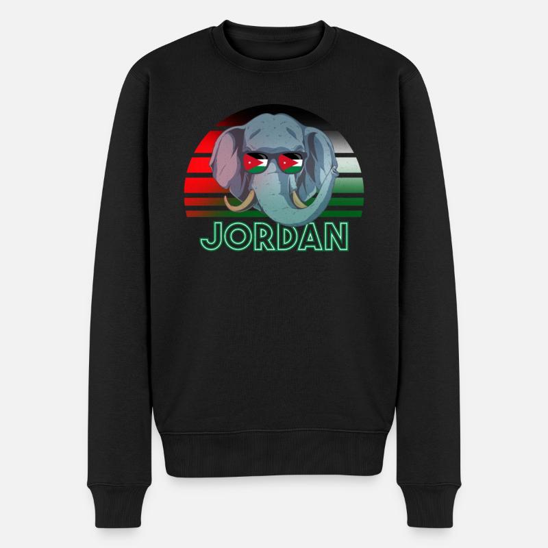 Jordanie - Pull Premium bio Homme - noir