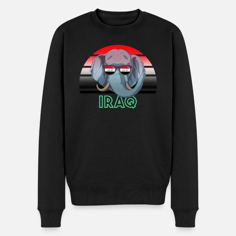 Irak - Pull Premium bio Homme - noir