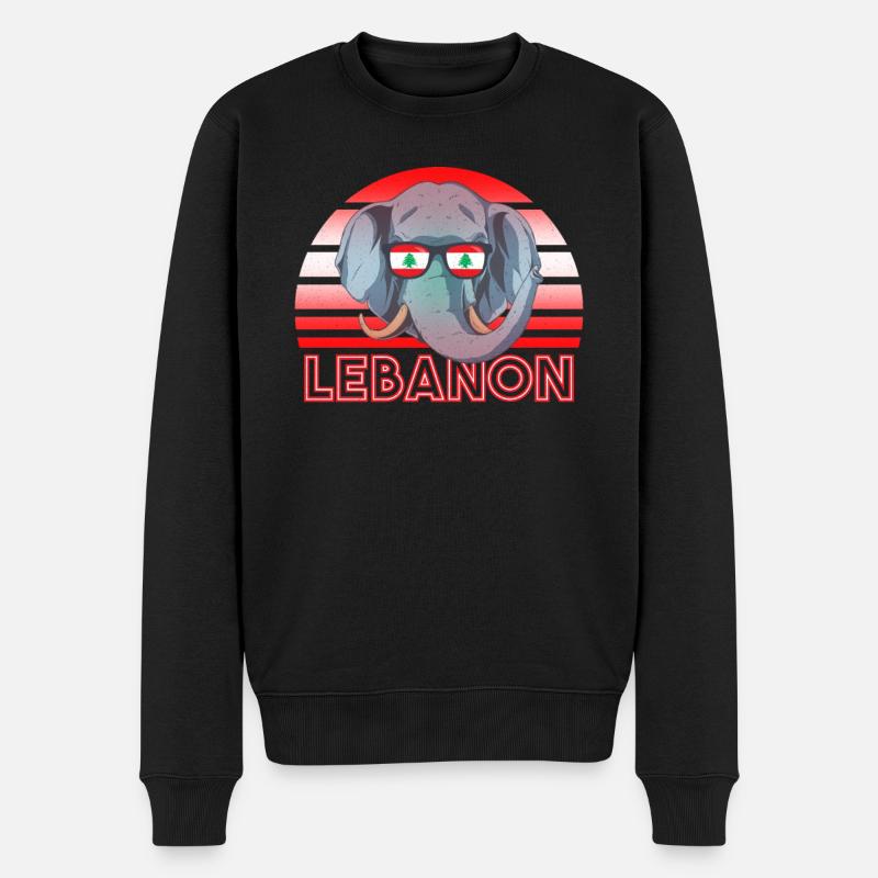 Liban - Pull Premium bio Homme - noir