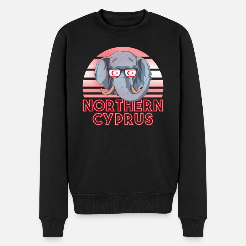 Chypre du Nord - Pull Premium bio Homme - noir