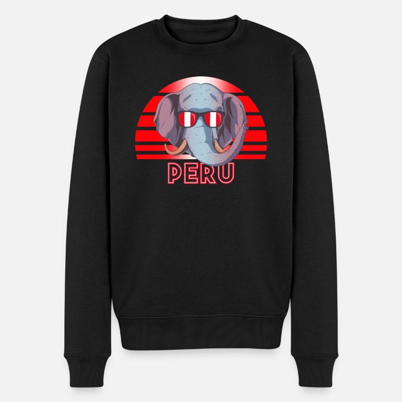 Pérou - Pull Premium bio Homme - noir