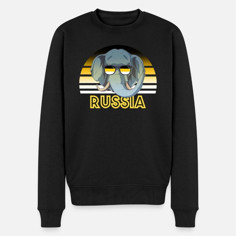 Empire russe - Pull Premium bio Homme - noir