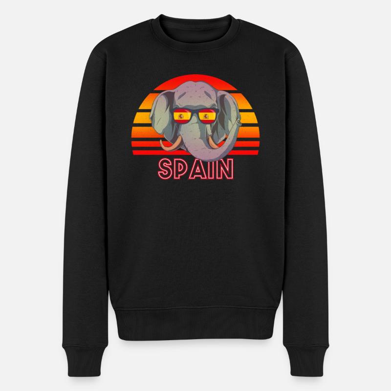 Espagne - Pull Premium bio Homme - noir