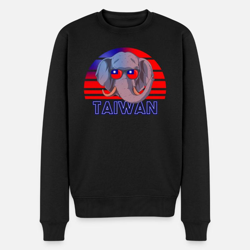 Taïwan - Pull Premium bio Homme - noir