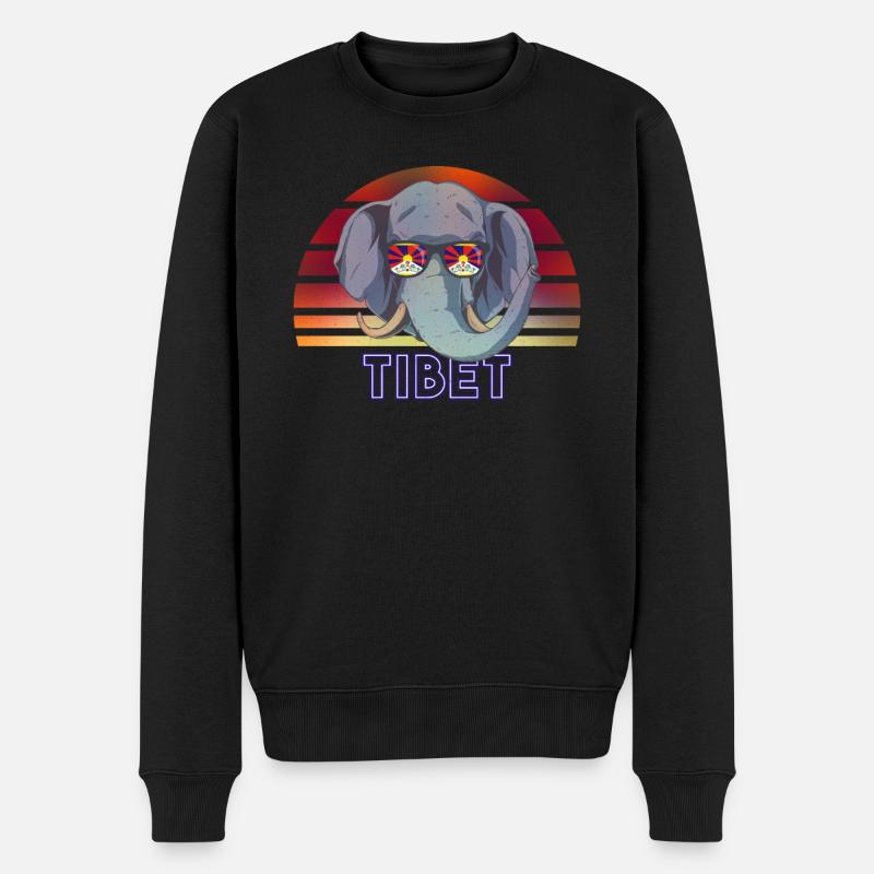 Tibet - Pull Premium bio Homme - noir