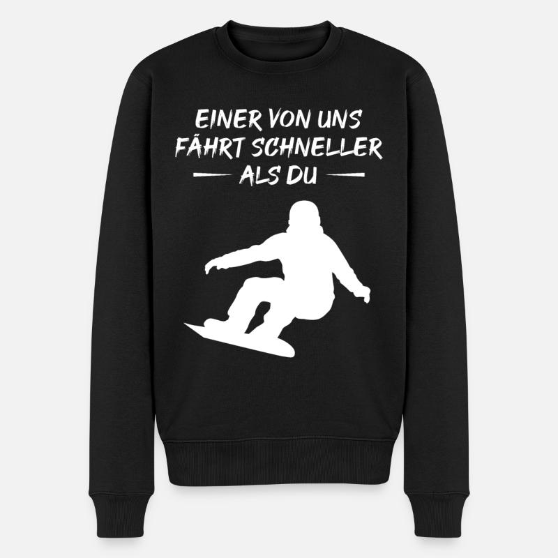 Fast Boarder - Cadeau - Pull Premium bio Homme - noir