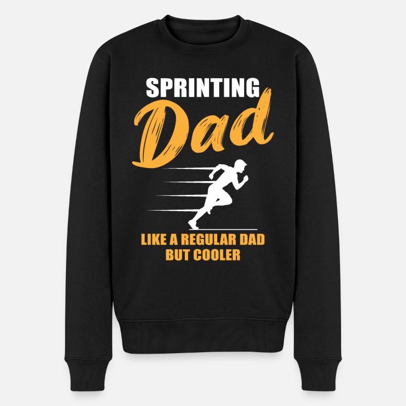 Cool Sprinter Papa Fast Lane - Pull Premium bio Homme - noir