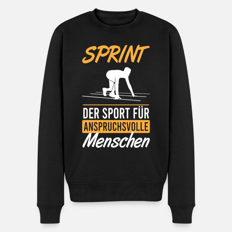 Sprinter d’élite Puissant - Pull Premium bio Homme - noir