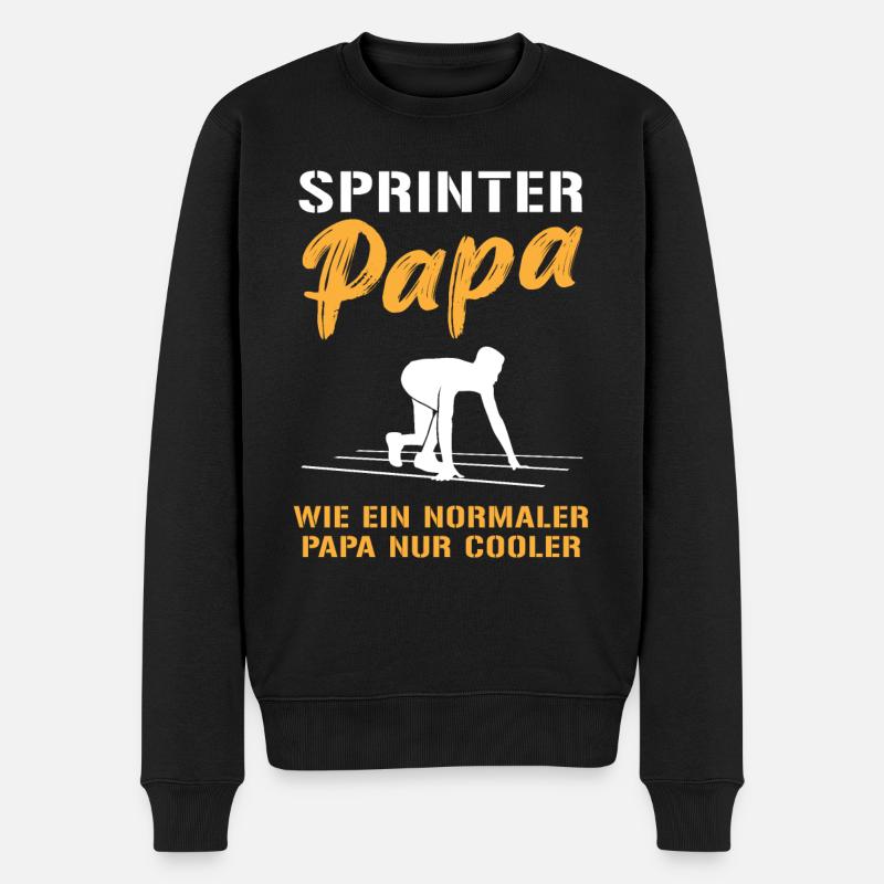 Cool Sprinter Papa Champion - Pull Premium bio Homme - noir
