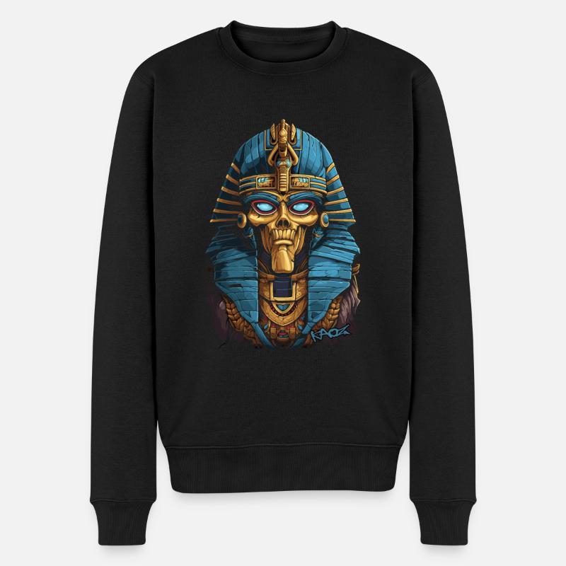 Pharaon égyptien super cool et funky - Pull Premium bio Homme - noir