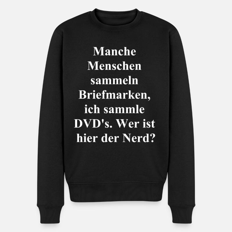 Collectionneur de films - Pull Premium bio Homme - noir