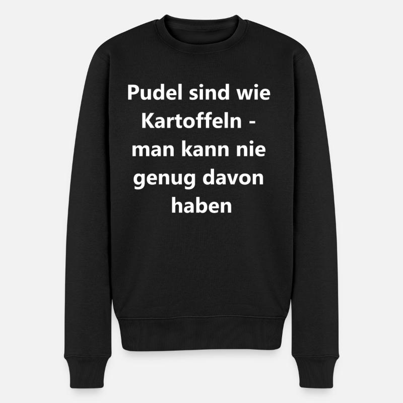 Caniche maman cadeau - Pull Premium bio Homme - noir